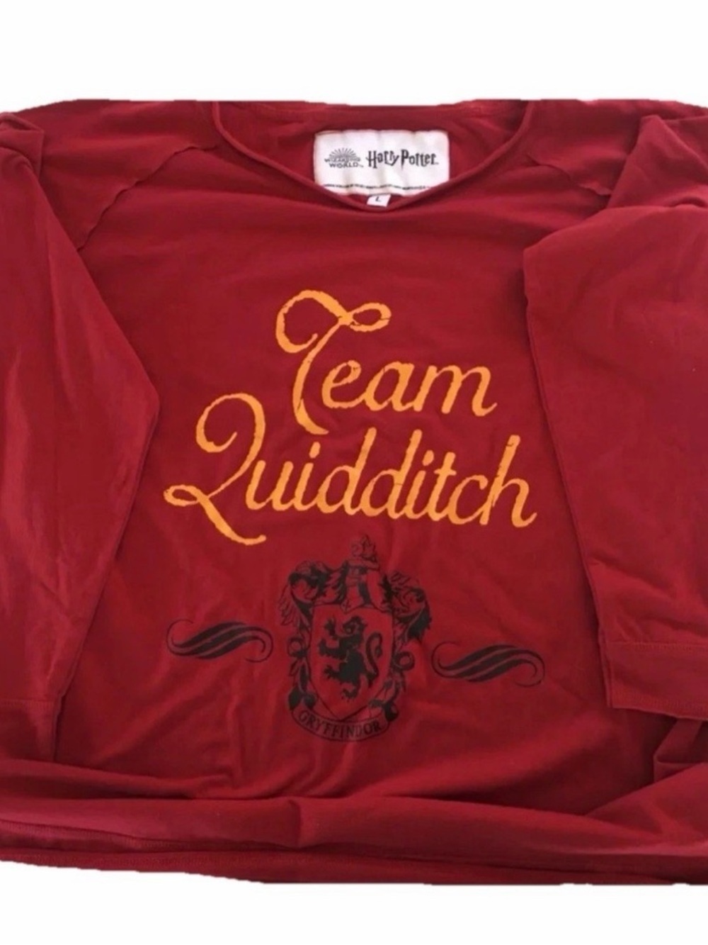 EUC Harry Potter 'Team Quidditch' Gryffindor Sweatshirt